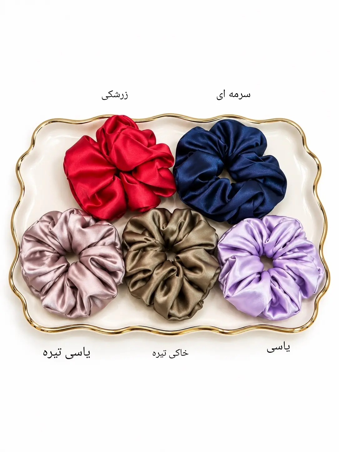 کش مو اسکرانچی ساتن